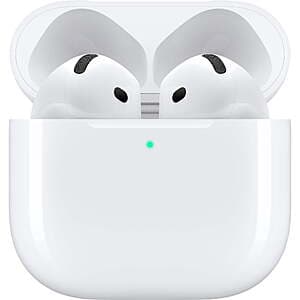 Apple AirPods 4 Wireless Earbud Headphones $79 + Free S&H