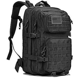Prime Members: 40L Reebow Gear 3-Day Tactical Backpack (Black or Brown) $20 + Free Shipping