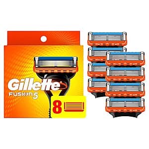 8-Count Gillette Fusion5 Razor Refills for Men $15.25 w/ Subscribe & Save
