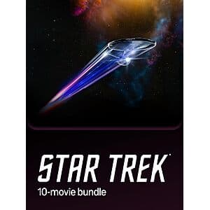 Prime Members: Star Trek: 1-10 Collection (Digital UHD/HD Movies) $20