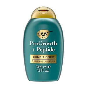 13-Oz OGX ProGrowth + Peptide Conditioner $4.65 w/ Subscribe & Save