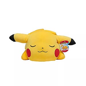 18" Pokemon Pikachu Sleeping Ultra Soft Stuffed Plush Buddy $10 or Less + Free Shipping