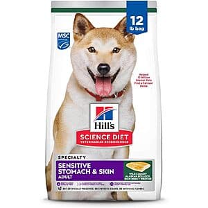 Hill's Science Diet Dry Dog & Cat Food (various) up to 70% off $50+ w/ Subscribe & Save + Free S&H