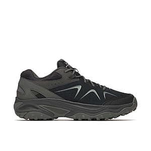 Merrell Men's Yokota 3 hiking shoe in neutral tones with responsive sole and hiking boot silhouette.