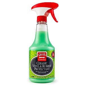 22-Oz Griot's Garage Ceramic Vinyl & Rubber Protectant $11