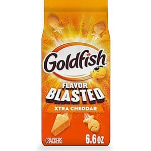 6.6-Oz Pepperidge Farm Goldfish Baked Snack Crackers (Flavor Blasted Xtra Cheddar) 16 for $19.95 w/ S&S