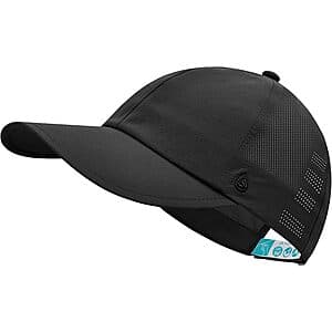 AOPREL lightweight quick-dry running hat with UPF 50+ protection in assorted colors, displayed flat lay or on model.