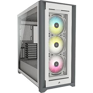 CORSAIR iCUE 5000X RGB Tempered Glass Mid-Tower ATX PC Smart Case $77.60 + Free Shipping