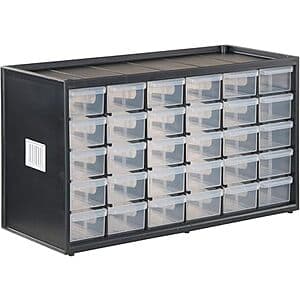 Craftsman 30-Drawer Storage Organizer (30"D x 8"W x 6"H) $15.30