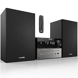 Philips 18W Micro Music Sound System w/ Bluetooth & CD Player $128.25 + Free S&H