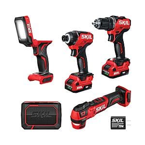 5-Tool Skil PWR Core 12V Brushless Power Tool Combo Kit w/ USB-C Charger $99 + Free Shipping