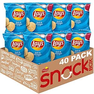 40-Count 1oz Lay's Potato Chips (Salt & Vinegar or Variety) $12.55 & More w/ Subscribe & Save