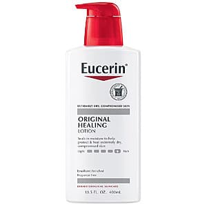 13.5-Oz Eucerin Original Healing Lotion Pump Bottle $5 + Free Pickup on Orders $10+