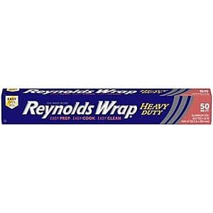 50-Square Ft Reynolds Wrap Heavy Duty Aluminum Foil $3.40 w/ Subscribe & Save