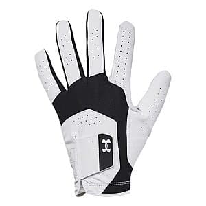 Under Armour Men's Iso-chill Golf Gloves (Black/White) $10