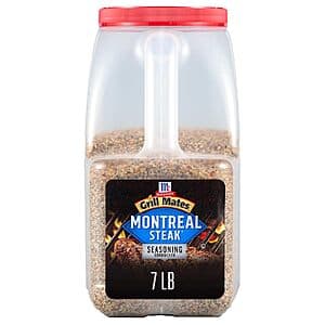 7-Lbs. McCormick Grill Mates Montreal Steak Seasoning Container $10.30 w/ S&S