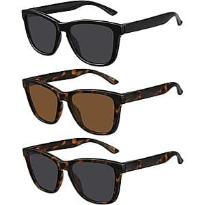 3-Pk MEETSUN Polarized Sunglasses (Various) from $6