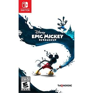 Disney Epic Mickey: Rebrushed (Nintendo Switch) $21 + Free Shipping