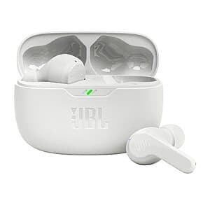 JBL Vibe Beam True Wireless Earphones (White) $29.95
