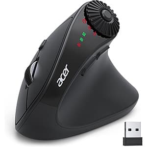 Prime Members: Acer Ergonomic Wireless BT Vertical Mouse w/ Side Scroll Wheel $17.65 + Free S&H