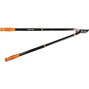 Fiskars 24.5"-37" Extendable Handle Bypass Lopper Tree Cutting Shears w/ Single Pivot (Black/Orange) $18 + Free Shipping w/ Prime or on $35+