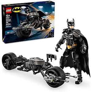 713-Piece LEGO DC Batman Construction Figure & The Bat-Pod Bike Building Toy $34.55
