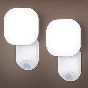 2-Pk Yochoice Rechargeable Dimmable Magnetic Motion LED Wall Lights $10 + Free S&H