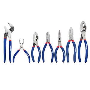 7-Pc WorkPro Carbon Steel Pliers Set w/ Comfort Grip Handles $16.20