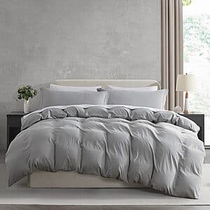Nestl Microfiber Duvet Cover (Queen) w/ 2x Pillow Shams (various) $14.40 & More