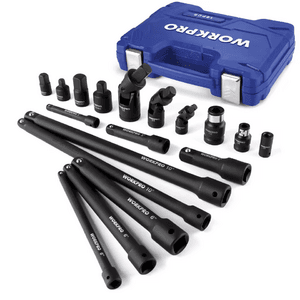 18-Piece WORKPRO Impact Socket Extension & Accessory Set $19.60 + Free Shipping