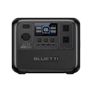 BLUETTI AC70 768Wh 1000W LiFePO4 Solar Portable Power Station $231 + Free Shipping