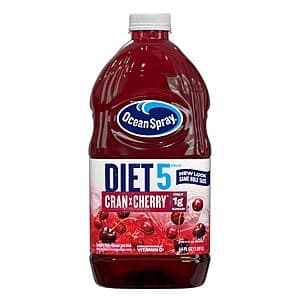 64-Oz Ocean Spray Diet Cran-Cherry Cranberry Juice Drink $1.30