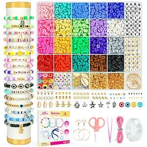 5000-Piece Dowsabel Beads Bracelet Making Kit $4.80