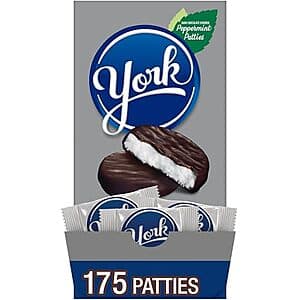 Select Accounts: 84-Oz York Dark Chocolate Peppermint Patties (175 Pieces) $14 w/ Subscribe & Save