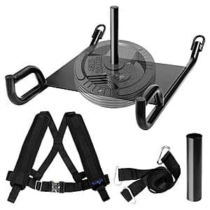 Yes4All Weighted Training Pull Sled w/ Vest $25.85