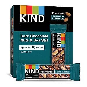 6-Pack 1.4-Oz KIND Bars (Dark Chocolate Nuts & Sea Salt) $4.40 & More w/ Subscribe & Save