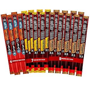 20-Count 0.92-Oz Jack Link's Beef & Pork Sticks (Variety Pack) $10.50 w/ Subscribe & Save