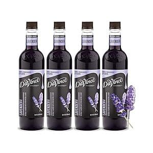 4-Pack 25.4-Oz DaVinci Gourmet DaVinci Gourmet Lavender Syrup $8 + Free Shipping w/ Prime