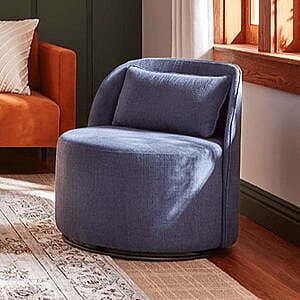 Better Homes & Gardens Juliet Modern Arch Swivel Accent Chair (Navy) $79.90 + Free Shipping