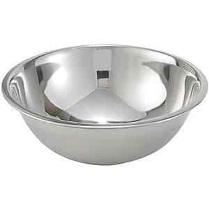 8-Qt Winco Stainless Steel Mixing Bowl $5.25