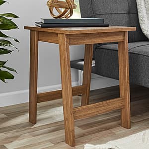 Mainstays Small Square Wood Side Table $12.50