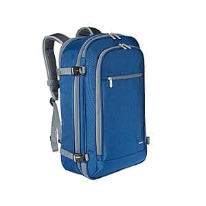 40L Amazon Basics Expandable Travel Backpack (Navy) $16.30