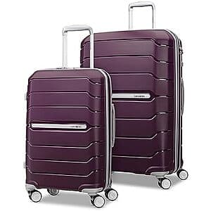 2-Pc Samsonite Freeform Hardside Dual Spinner Luggage (Amethyst, 23" & 31") $162.80 + Free Shipping