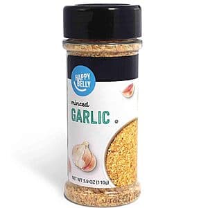 3.9-Oz Happy Belly Minced Garlic Seasoning Bottle $1.35 w/ Subscribe & Save
