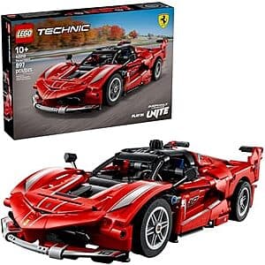 897-Pc LEGO Technic Ferrari FXX K Model Car Building Toy (42212) $52 + Free S&H