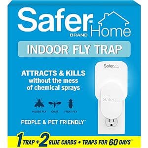 Safer Home Indoor Plug-In Fly Trap w/ 2 Glue Cards $9.10