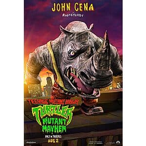 Teenage Mutant Ninja Turtles: Mutant Mayhem Steelbook (4K UHD + Blu-ray + Digital) $18.50