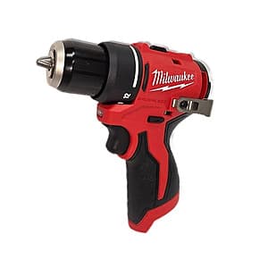 Milwaukee M12 12V 3/8" Subcompact Brushless Drill/Driver (Bare Tool) $52.80 + Free S&H