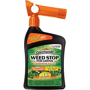 32oz. Spectracide Concentrate Weed Stop for Lawns Plus Crabgrass Killer $5.85