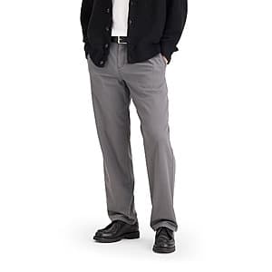 Dockers Men's Straight Fit Pleated Casual Chino Pants (Various Colors & Sizes) $17